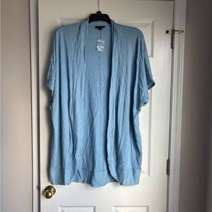 H by Halston Sky Blue Knit Cardigan NWOT